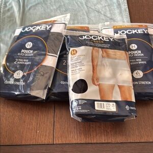 Jockey Men's L Black Boxer Briefs